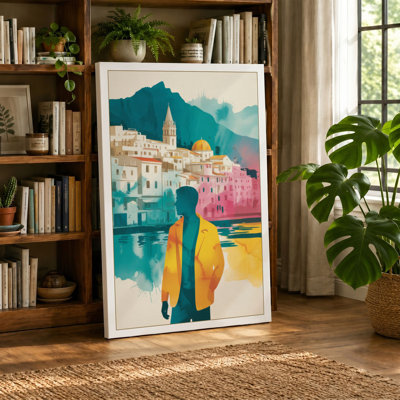 View in Contemplation Coastal - Wrapped Canvas