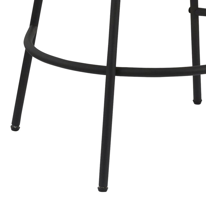  Giannah Upholstered Counter Stools, White
