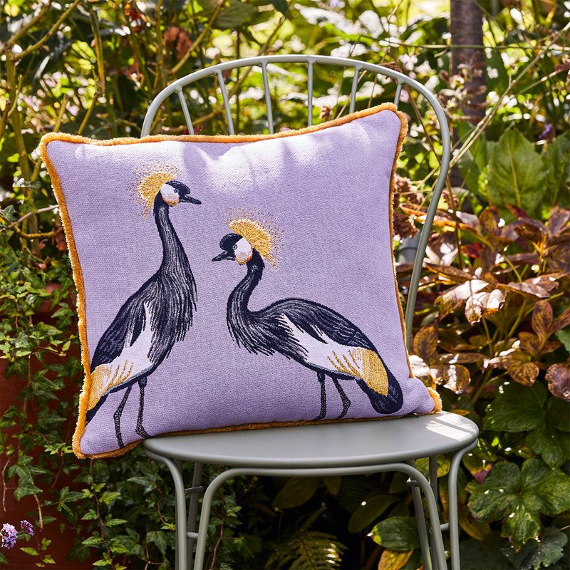 Altesses Square Pillow Cover & Insert, Purple