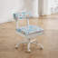 Chaise de couture réglable en hauteur avec support pour le dos et rangement sous le siège pour meubles de salle de couture et machines à coudre, rose-1504022432-1504022437
