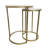 Kyriacos Marble Top Nesting Tables End Table
