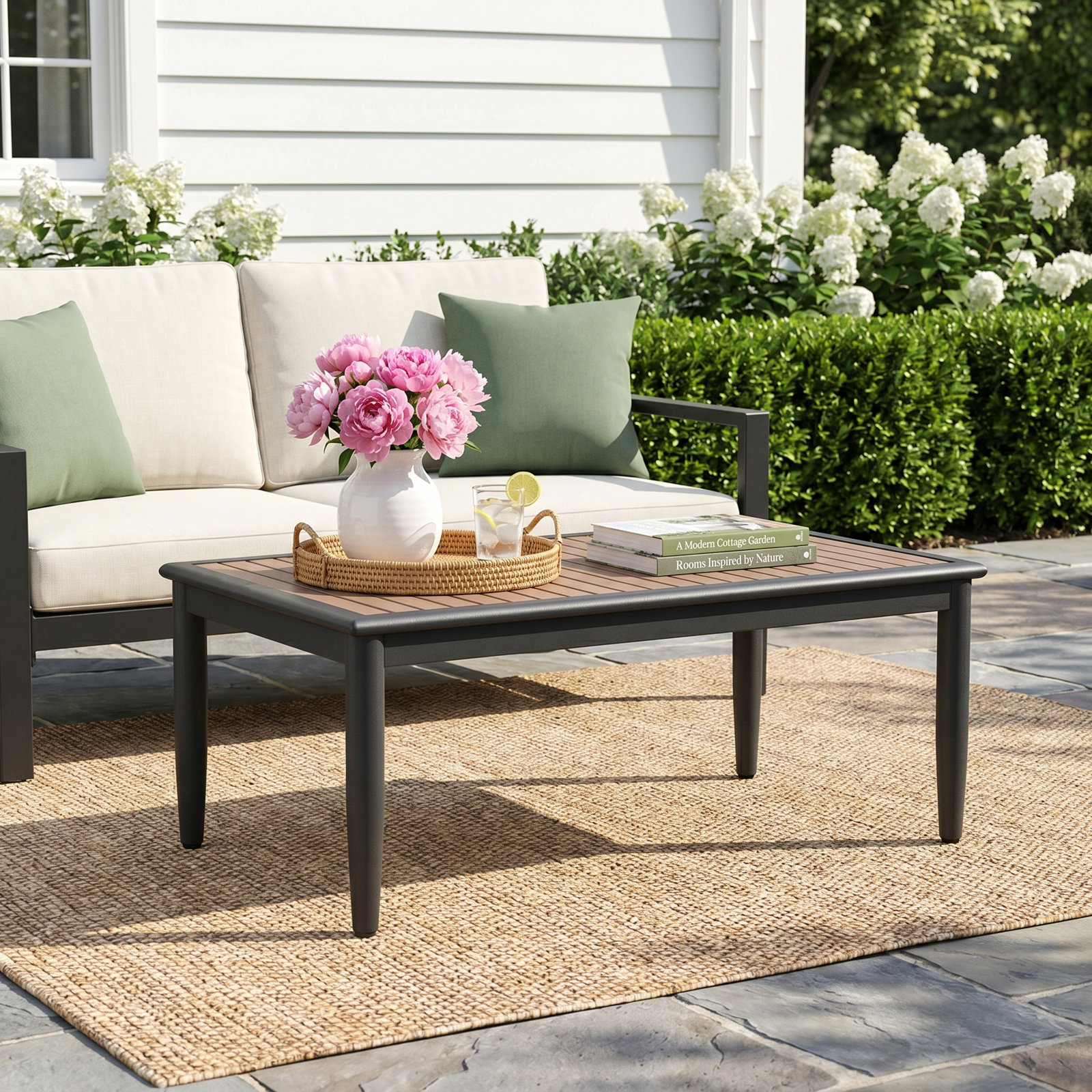 Limetta 43'' Wood Outdoor Coffee Table
