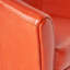 Fauteuil club rembourré en similicuir pour le salon