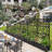 Outdoor Privacy Planter with Trellis – Metal Raised Garden Bed with Drainage Holes, Decorative Planter Wall Screen for Climbing Plants, Flowers & Vegetables, Modern Garden Divider for Patio, Balcony & Backyard-386445213-386370068