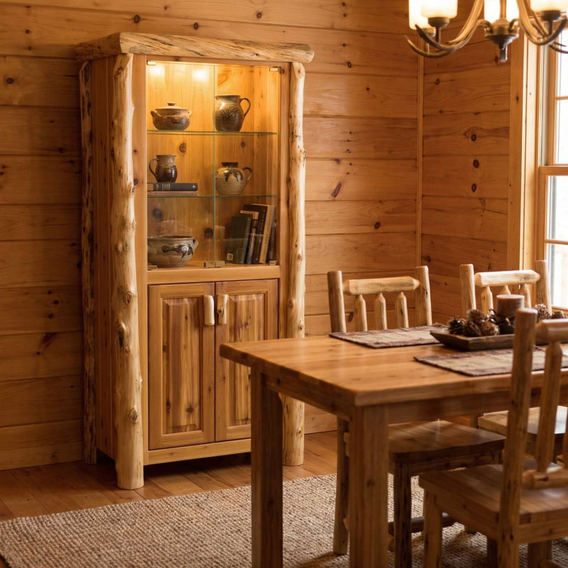 Armoire de salle à manger Fireside Lodge, Vintage