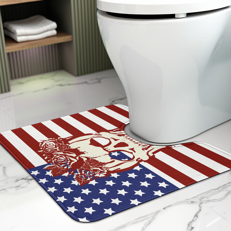 Tapis de salle de bain en U 20 po Red