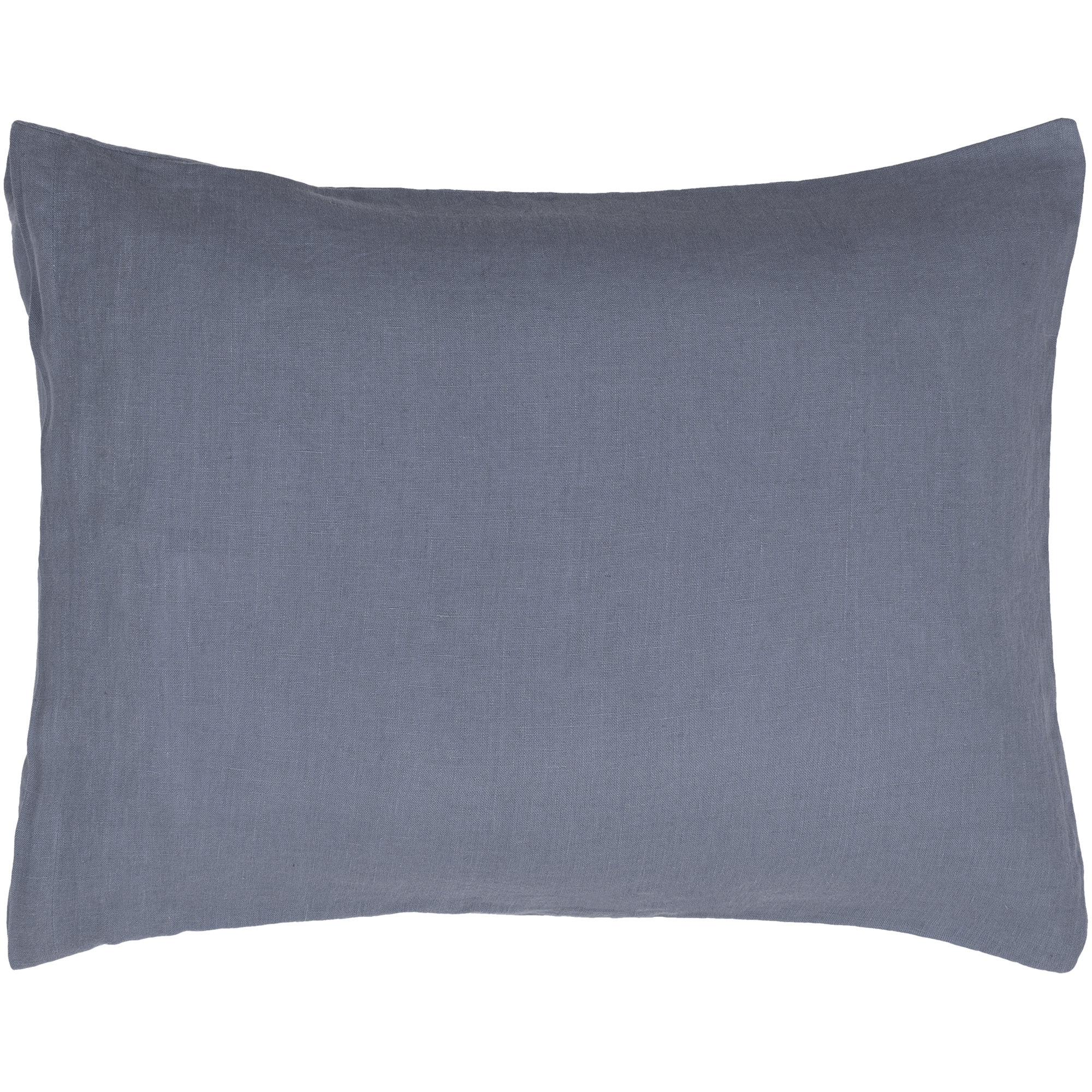 Pia 100% Linen Duvet Cover Set, Queen Duvet Cover + 2 Standard Shams, Denim