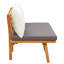 Banc de jardin en bois Saliba