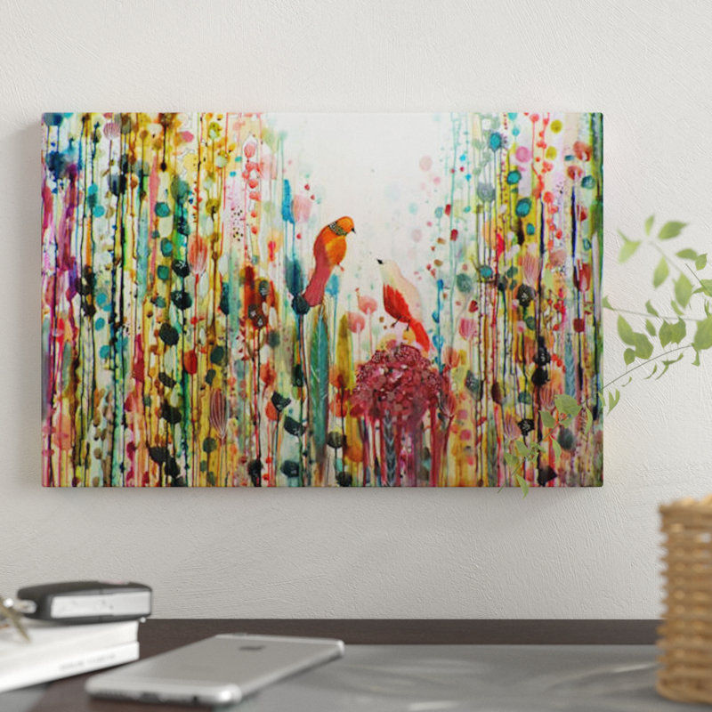 «La Romance», reproduction sur toile, H 8 po x l 12 po x p 0,75 po, Toile tendue