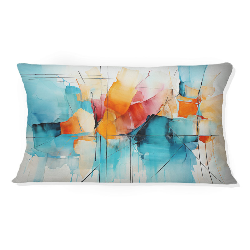 Coussin Collage Symphony I - Abstract Collages