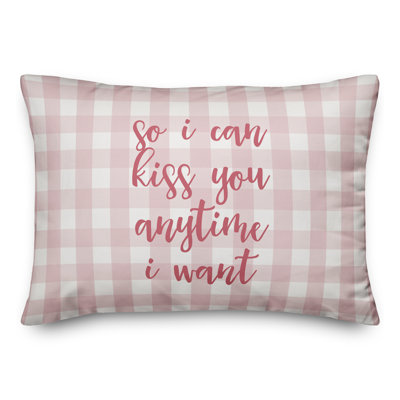 Plaid Throw Pillow