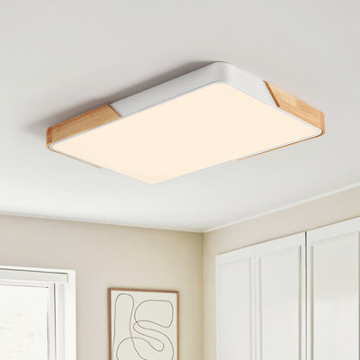 Kita 1 - Light Rectangle Dimmable LED Flush Mount