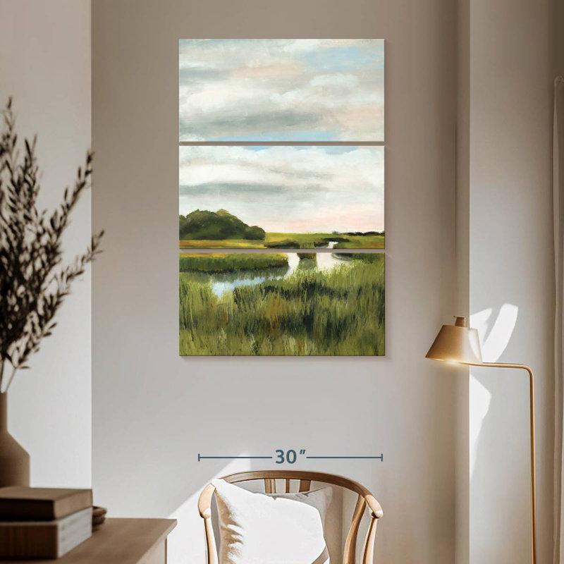 Alvord Marsh Landscape I, H 65 po x l 42 po