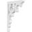 5/8"W X 20"D X 20"H Robin Architectural Grade PVC Bracket-28668484-127374253-130695529