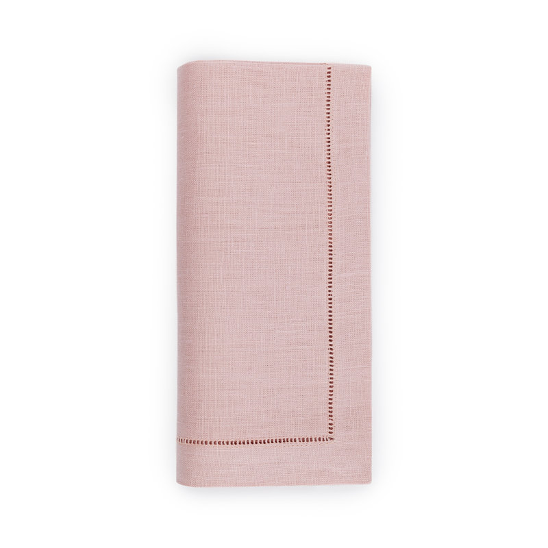 Festival Linen Rectangle Napkins, Blush