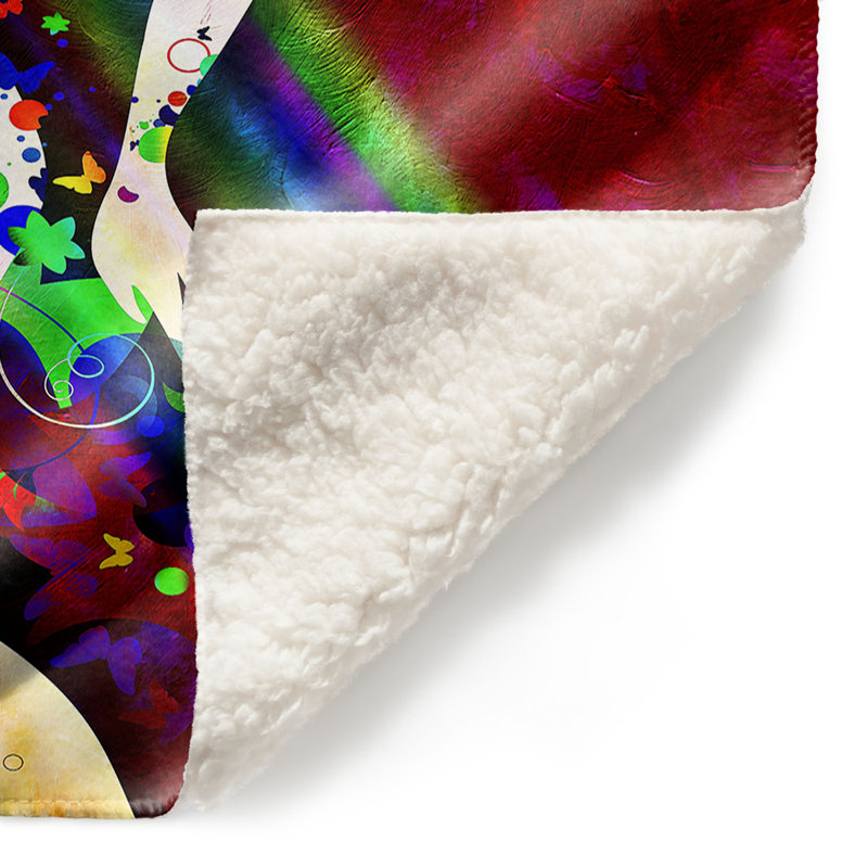  Couverture douce en sherpa, 51 po x 60 po