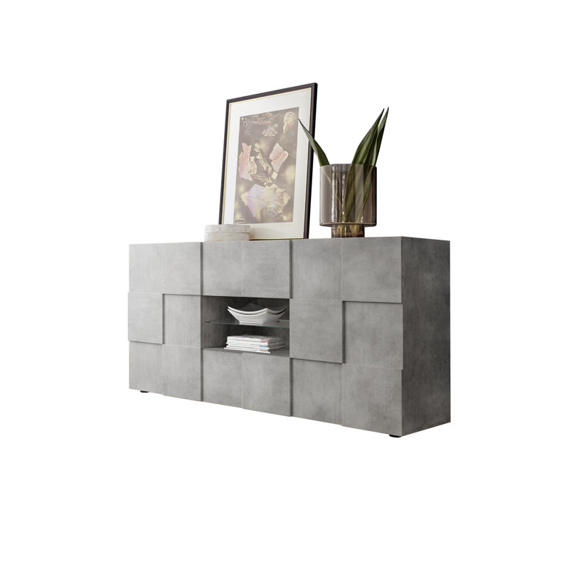 Tavey 181cm Sideboard, Concrete Grey