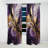 Purple And Gold Liquid Magic II - Modern Blackout Abstract Curtain - 1 Panel-107808755