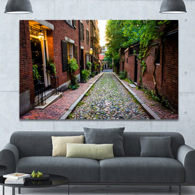 " Acorn Street Massachusetts " Print