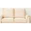 Beige: somptuosité luxueuse avec velours et pieds en bois