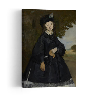 Portrait de Madame Brunet, vers 1861-1863, impression d'art abstrait contemporain, paysage, portrait, estampe murale