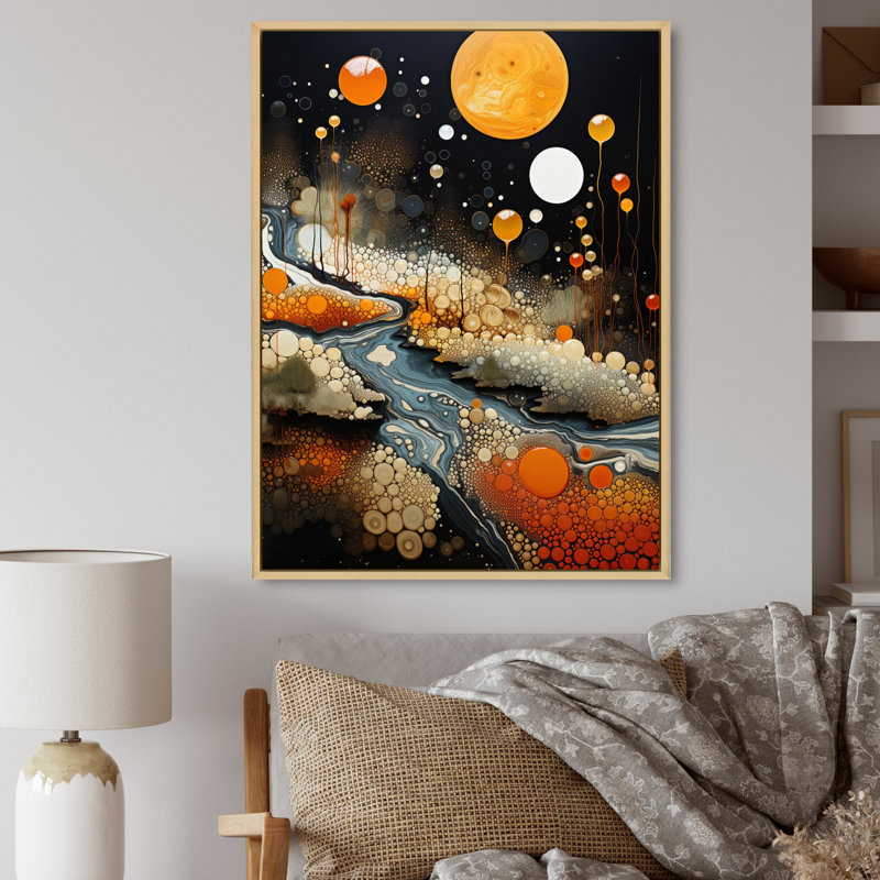 Collage Geyser Geotheral Wonders II sur toile, H 40 po x l 30 po x P 1,5 po, Cadre naturel flottant