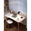 Lampe de bureau Skillern en métal esthétique, noire, moderne, avec bras articulé réglable et base lestée, idéale pour le salon ou la chambre. Puissance maximale : 60 W (culot E26), 110-120 V.