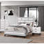 Mobilier de chambre à coucher à conception géométrique en bois