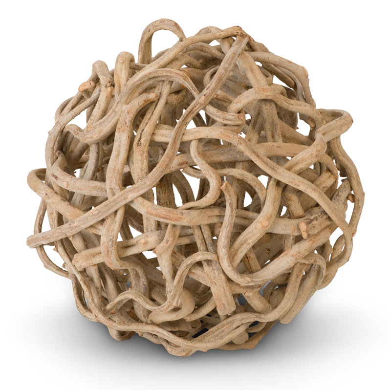 Vine Ball Sculpture, 27" H x 27" W x 27" D