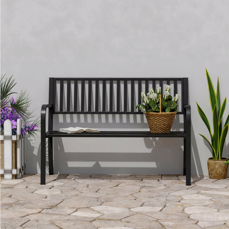 Banc de jardin extérieur, banc de patio