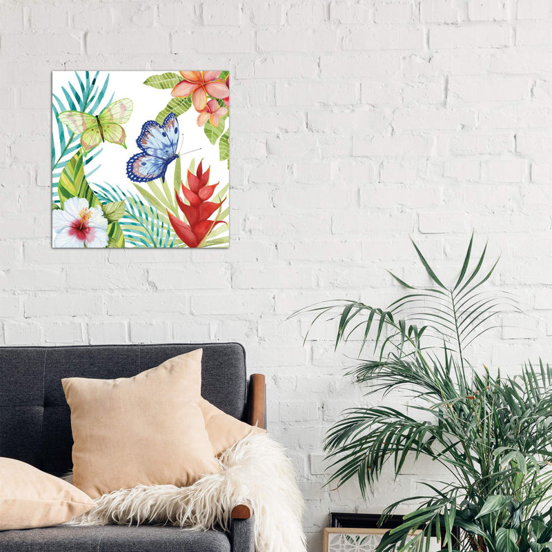 Treasures Of The Tropics Vi by Kathleen Parr McKenna - Wrapped Canvas Painting, 30.48 cm H x 30.48 cm W