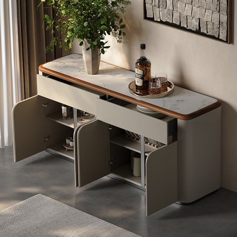 American modern minimalist light luxury sideboard