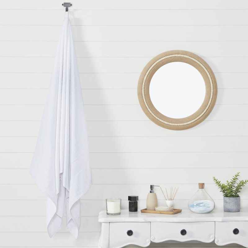 Serviette de bain 100% coton, Blanc