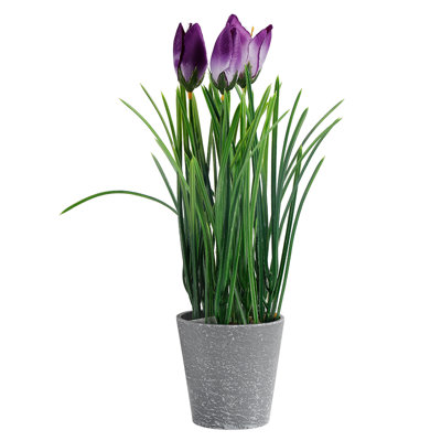 Plante artificielle en pot