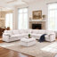 Canapé modulaire en coin surdimensionné avec repose-pieds en chenille Aldora-624086519-624086515