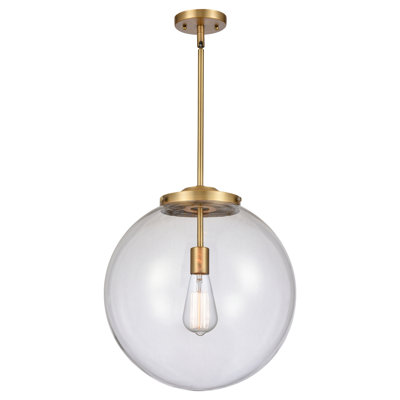 Franklin Restoration - Alphonsa - 1 Light 221-1S Stem Hung Pendant - LED Bulb