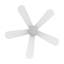 Ventilateur de plafond encastré à DEL à 5 pales de 48 po avec télécommande et ensemble d'éclairage inclus.-857114374