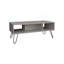 Table basse, quatre pieds, deux tablettes-2063045800