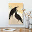 Crows In The Snow by Ohara Koson - Wrapped Canvas Painting-55342822
