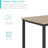 Dristi 4 - Person Double Pedestal Base Dining Set-485459263-485459201-485459202