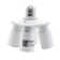 1-Piece 4 in 1 E27 Standard Light Socket Splitter