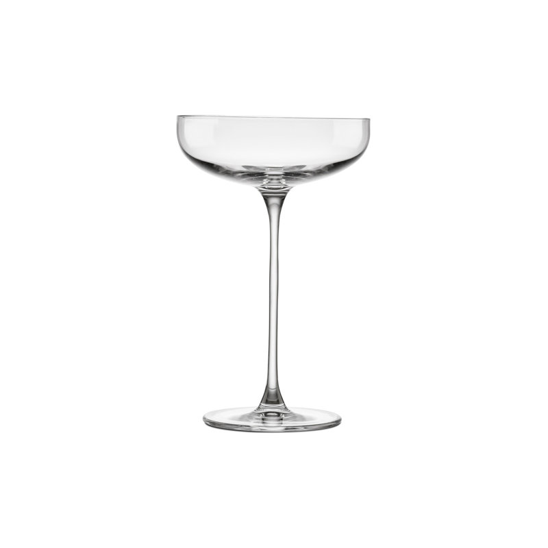 Set of 2 Savage Crystal Coupe Glasses