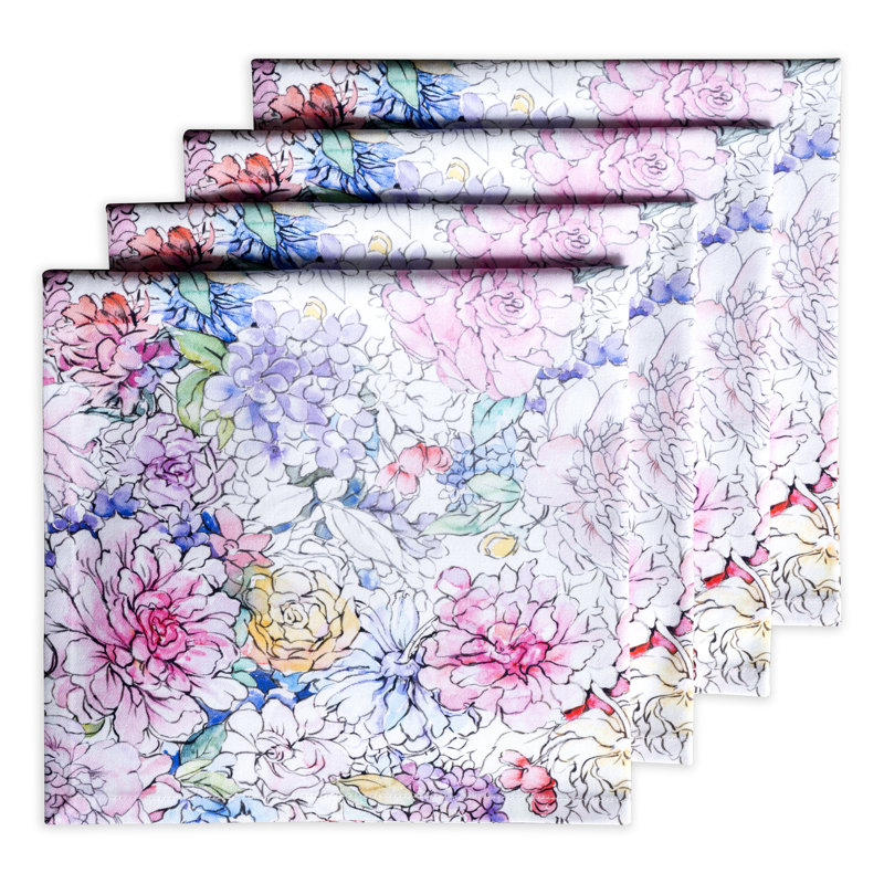 Maison d'Hermine Floral Love 100% Cotton Napkins - 20" x 20"