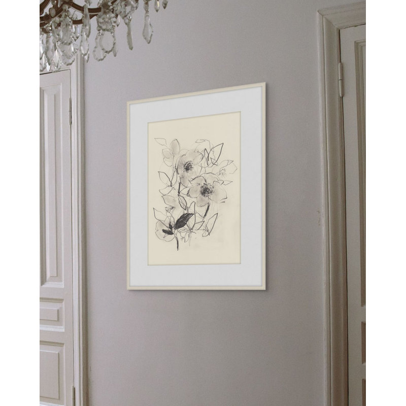 Morning Hellebores 2 Print, 46" H x 36" W