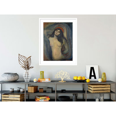Madonna par Edvard Munch - estampe numérique encadrée