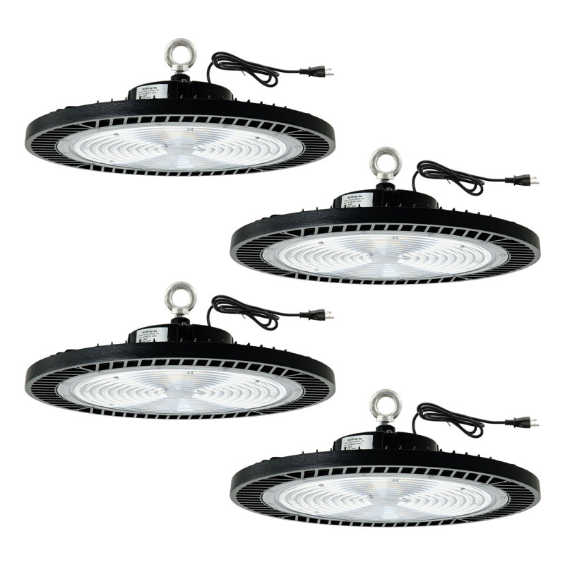Ensemble de 4 plafonniers ronds à haute intensité et à intensité variable 400w
