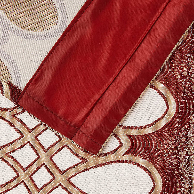 Tailored Window Valance, Burgundy