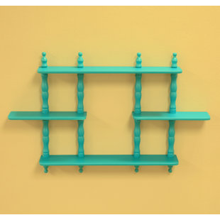 4 Piece Floating Shelf with Adjustable Shelves