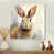 White Floater Framed