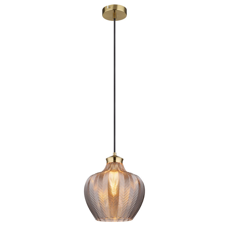 Daviid 1 - Light Gold Pendant
